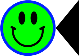 The supposed design of SmileyTown's flag.