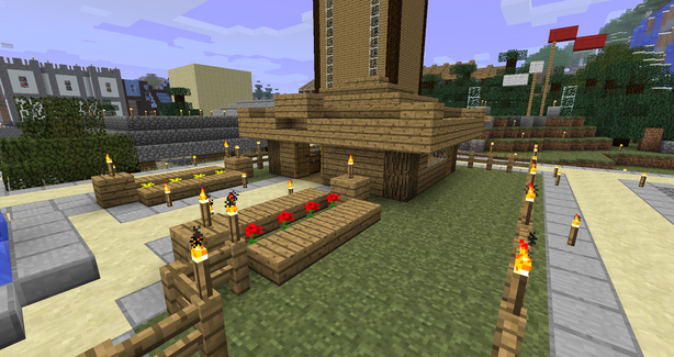 The first building in Bistar, built by BisotXP