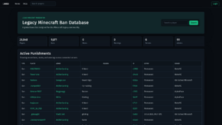 The main page of the LMBD.