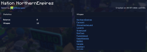 For reference: NorthernEmpires (Nation)