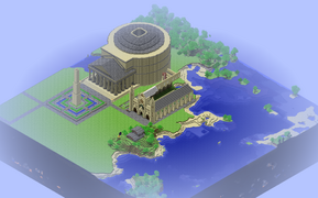 Isometric View of Montgomery during its Construction.