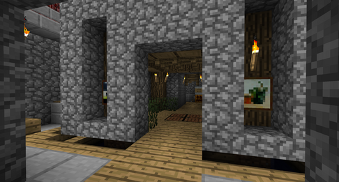 The Interior of the Miner's Guild castle.