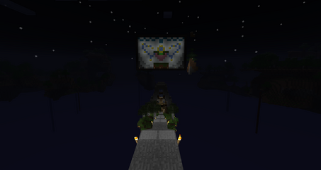 Aethelia's spawn as seen from a high altitude.