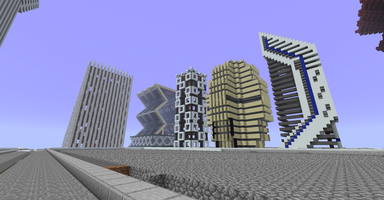 Futuristic skyscrapers in Iridium, currently holds the second highest amount and still growing.