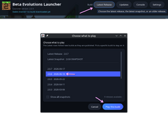 ..and on the BetaEvolutions launcher.