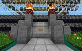 The warp near the arena.