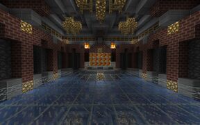 The interior of the old lobby.